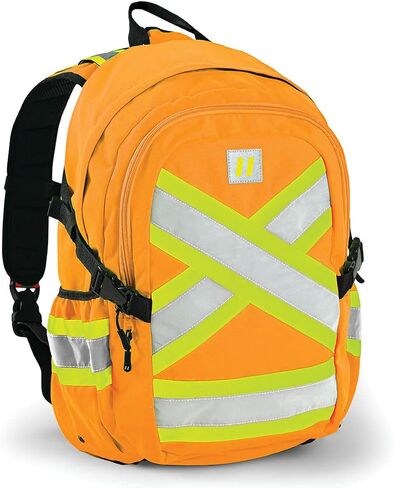 Forcefield Signal - Hi-Vis Reflective Utility Safety Backpack, Black, Regular in Saudi Arabia