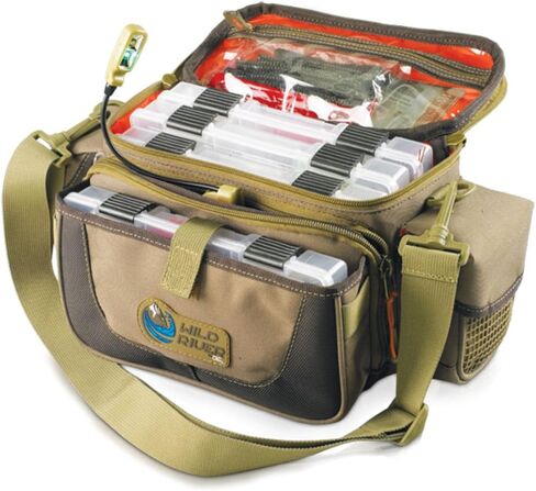 حقيبة معالجة قابلة للتحويل مضاءة من Wild River CLC WT3505 Tackle Tek Mission مع أربعة صواني PT3500، صغيرة in Kuwait