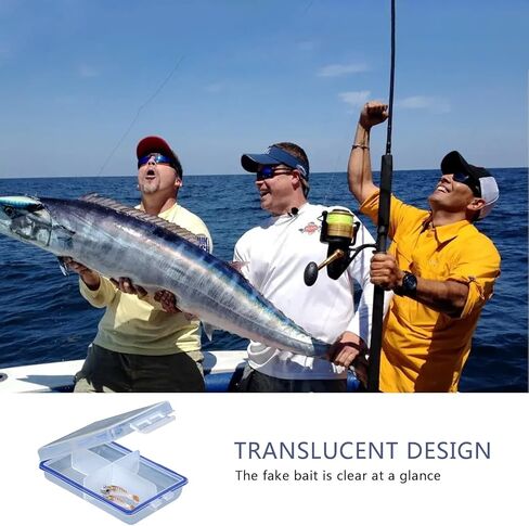 4 قطع منظم صندوق الأدوات، صندوق معدات صيد صغير، صناديق معالجة لتخزين الصيد متعدد الاستخدامات، منظمات صندوق الأدوات والتخزين مع فواصل، لربط الذباب والطعم in Kuwait