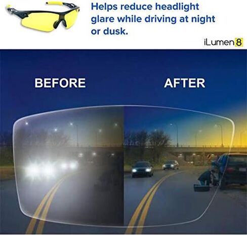 BEST Shooting Glasses UV Blacklight Yellow Vision Safety Eye protection in Kuwait