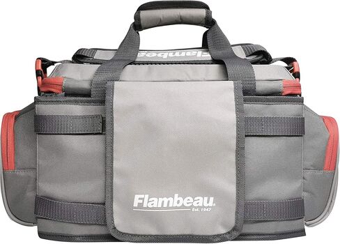 Evolution Outdoors FL30006: حقيبة معالجة 5007 Pro-Angler Zerust (رمادي/أحمر) - تتضمن 3 صواني in Kuwait