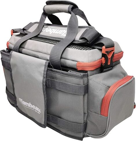 Evolution Outdoors FL30006: حقيبة معالجة 5007 Pro-Angler Zerust (رمادي/أحمر) - تتضمن 3 صواني in Kuwait