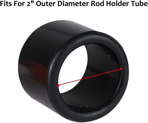 Fishing Rod Holder Tube Insert Protector, Fit 2" Cap Tube, 4 Pcs in Saudi Arabia
