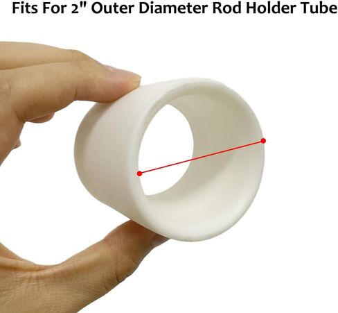 Fishing Rod Holder Tube Insert Protector, Fit 2" Cap Tube, 4 Pcs in Saudi Arabia