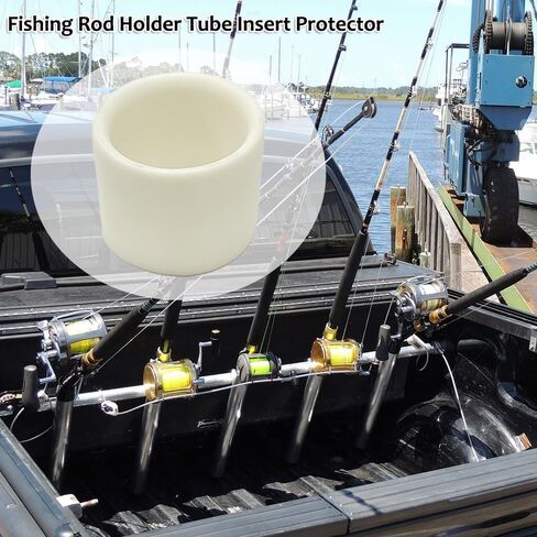 Fishing Rod Holder Tube Insert Protector, Fit 2" Cap Tube, 4 Pcs in Saudi Arabia