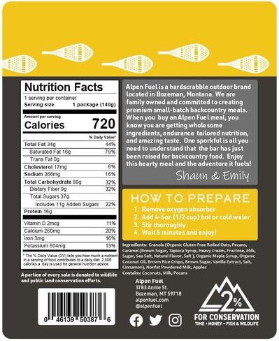 Alpen Fuel Granola (Variety Pack) - Gluten Free - Vegetarian - Just Add Water - Incredible Taste - High Calorie - Endurance Nutrition - Backpacking and Camping Food in Saudi Arabia