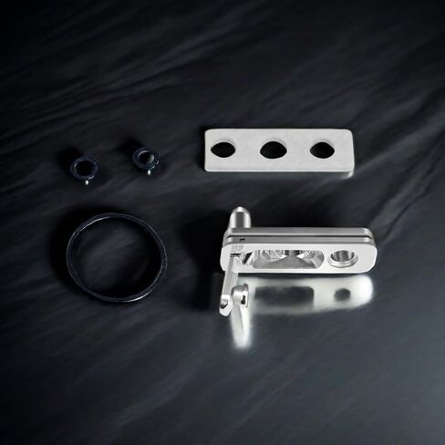 Lighter Gasket Seal, Metal Repair Kit with Cotton Felt Pad, Anti-Evaporation Accessories for Lighter Insert, Silver in Saudi Arabia