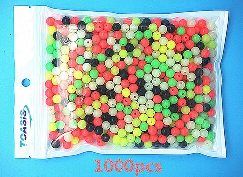 1000 قطعة من خرز الصيد المتوهج والملون in Kuwait