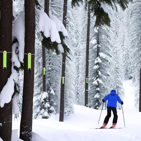 30PCS Reflective Trail Markers with Clips,Night-n-Day Trail Marking Tacks,Tree Trail Markers for Hiking or Tree-Stand Hunting Outdoor in Kuwait