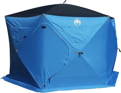 Yaranga 6 Sided Insulated Portable Ice Fishing Shelter with 2 Big Doors-Diamond Door Guard System in Saudi Arabia