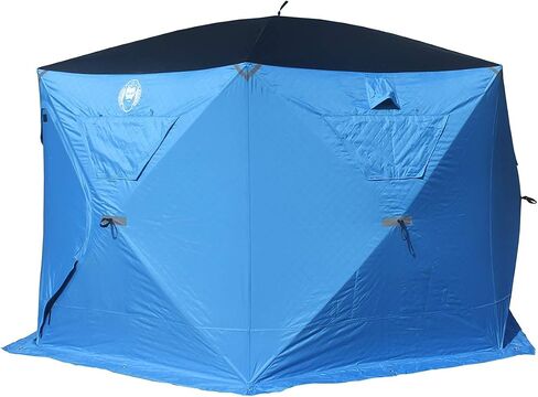 Yaranga 6 Sided Insulated Portable Ice Fishing Shelter with 2 Big Doors-Diamond Door Guard System in Saudi Arabia