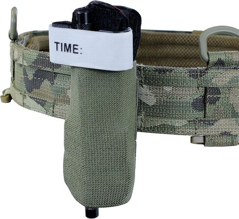 Tourniquet Holder Elastic MOLLE Mounted, JX Tacfancier TQ Holder for Duty Belt, Retention Band Tourniquet Pouch Survival Gear in Saudi Arabia