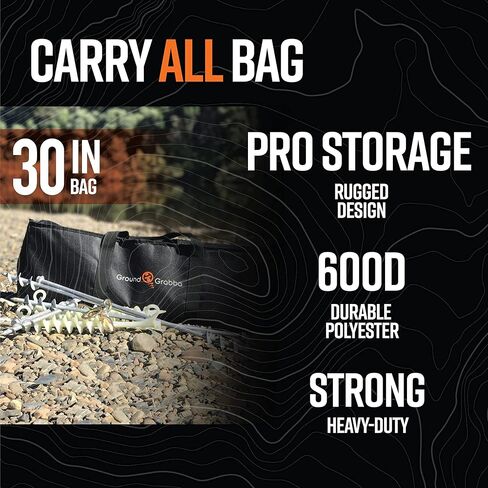 Carry All Bag ll | 30" Bag Designed for Tent Stakes and Accessories in Kuwait