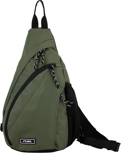 FUEL Sling Bag Hiking Travel Backpack Crossbody Chest Daypack for Men and Women Large Riptide Lightweight Aqua Blue Dots in Saudi Arabia