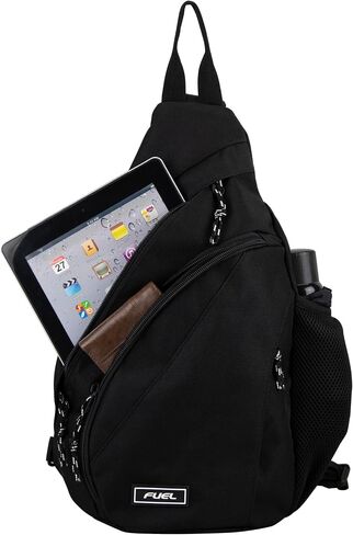 FUEL Sling Bag Hiking Travel Backpack Crossbody Chest Daypack for Men and Women Large Riptide Lightweight Aqua Blue Dots in Saudi Arabia