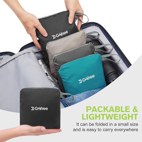 G4Free 11L Hiking Backpack Small Ultra light Packable Backpack Travel Bag for Women Men Casual Outdoor Camping Daypack (Black) in Kuwait