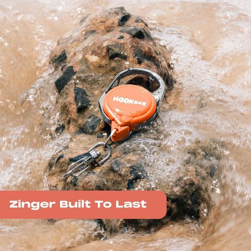 HOOK-EZE Fly Fishing Zinger Retractor 3 قطع، معدات صيد الذبابة والباس، ملحقات صيد السمك للزردية، حقيبة الظهر، سترة، طافية طافية، مقص، قاطع الخط، حبل قصير، أداة ربط العقد، هدايا صيد للرجال in Kuwait