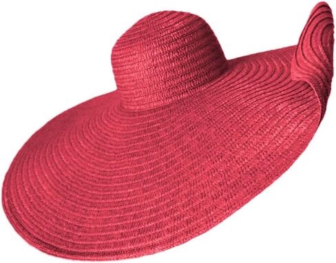 Straw Hat for Women, Oversized Beach Hat Large Wide Brim Visor Hats Roll Up Floppy Sun Hat for Summer Beach Cap UPF 50+ in Kuwait