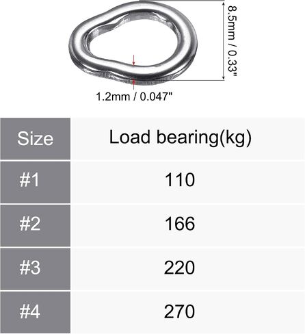 PATIKIL Fishing Split Rings, Stainless Steel Solid Ring Lure Connector for Saltwater Freshwater in Saudi Arabia
