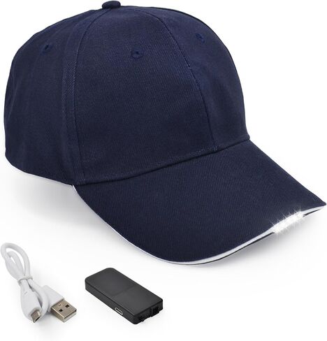 Hands Free Rechargeable LED Baseball Cap Hat for Outdoor Hip Hop Party Holiday in Saudi Arabia