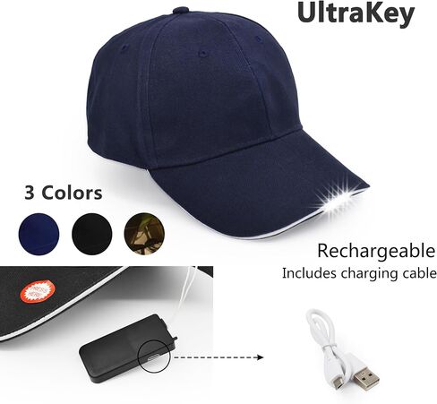 Hands Free Rechargeable LED Baseball Cap Hat for Outdoor Hip Hop Party Holiday in Saudi Arabia