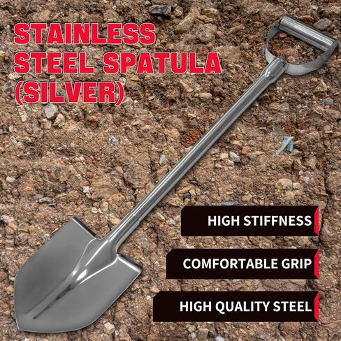 Shovel, Camping Shovel, 34" Survival Shovel Heavy Duty with D Handle, Portable Mini Small Shovel, Suitable for Excavation,Camping, Gardening,Beach. in Saudi Arabia
