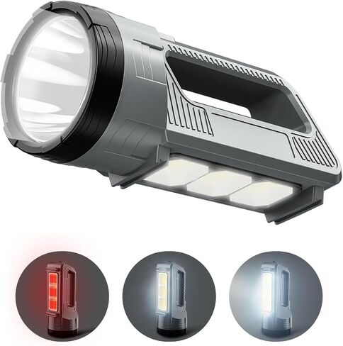 ErayLife Camping Lantern Rechargeable Hand Crank Flashlight, Super Bright LED Lanterns Flashlights for Camping Hiking Hurricane Emergency Power Outages, 6 Light Modes | Durable | Waterproof in Saudi Arabia