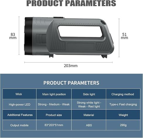 ErayLife Camping Lantern Rechargeable Hand Crank Flashlight, Super Bright LED Lanterns Flashlights for Camping Hiking Hurricane Emergency Power Outages, 6 Light Modes | Durable | Waterproof in Saudi Arabia