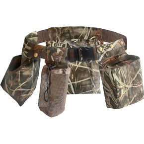 IC iclover حزام صيد الحمامة، مجال قابل للتعديل وحزام اللعبة مع حقيبة لعبة الطيور، الحقيبة شل البندقية، حامل زجاجة المياه، حزام الرماية خفيف الوزن مقاوم للماء، معدات الصيد الرياضية من الطين المرتفعات in Kuwait