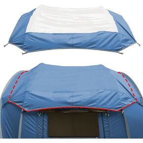 Transparent Tent Tarp Replacement for Ayamaya 4 Person Pop up Tent,Clear Part of Camping Rain Tarp Over Tent 3.7 * 3.4ft,Wide Field of View in Rainy Days/Moonlit Night/Stargazing/Beach/Camping in Kuwait