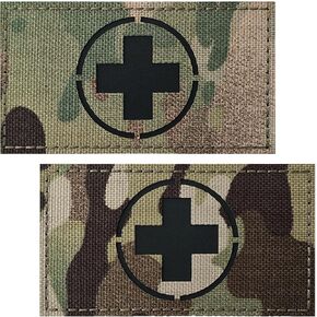 2Pcs IR Reflective Dog Paw Patches USA Flag Tactical Morale Patch with Hook and Loop Fastener Backing for Dog Vests Harnesses