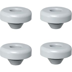4pcs Non-Slip Rubber Rack Replacement Cooler Feet Cooler Rubber Feet Non Scratch Rubber Feet for RTIC Coolers Tundra Roadie Tank Hard Sided, Gray