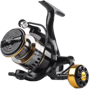 Fishing Reel Centron Lite Spinning Reels - Ultra-Lightweight Full Metal Fishing Reel with Smooth Performance for Ultimate Angling Adventures -22Lbs-Ambidextrous, Large