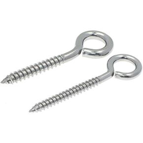Pack of 100 Screws Stainless Steel Plug Hardware Jerk Baits Making DIY Fishing Lure