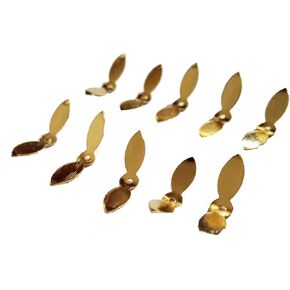 Pack of 50 Gold/Silver Fishing Propeller Blade Saltwater Thicken Lures Making Sturdy DIY Fishing 30mm
