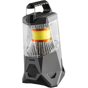 NEBO Galileo Lantern, Powerful, Rechargeable, Durable and Water-Resistant Lantern & Power Bank with 5 Light Modes,Black