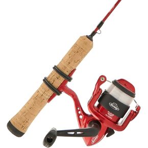 Berkley Cherrywood HD Ice Spinning Reel and Fishing Rod Combo