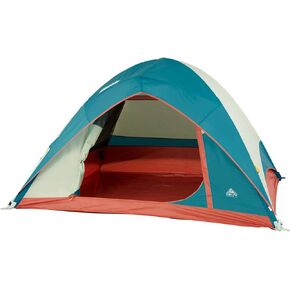 Kelty Discovery Basecamp Backpacking Tent, 4 or 6 Person Camping Backpacking Shelter, Large Capacity, Fast Setup and Easy Tear Down, Stuff Sack Included