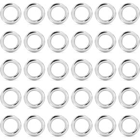 30 قطعة من حلقات الصيد المقسمة، حلقات طُعم الصيد من الفولاذ المقاوم للصدأ، حلقات شديدة التحمل لصيد الأسماك، مجموعة موصلات معدنية صلبة لخطاف الصيد والقفز in Kuwait