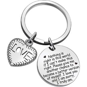 Forgive Me Gift Apology Keychain Sorry Themed Jewelry Apologizing Gift Forgiveness Keyring