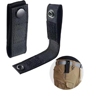 Handcuff Straps Holder 2Pcs Nylon Handcuff Strap Handcuff Holder Loop with Magic Tape 2.25" Duty Belt Security Quick Hook Belt Keepers for Duty Belt