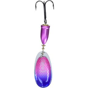 Blue Fox Classic Vibrax 06 Tackle, Cerise Scale Blue Tip UV, 5/8 (60-60-319IC)