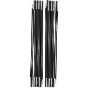 Alomejor Tent Pole 4.9M Fiberglass 2 Rods Awning Frames Kit for Camping Outdoor Support