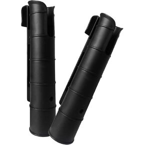 Swess Cooler Fishing Rod Holder Attachment for Coolers with Tie-Down Slot for Attach to Your Cooler to Hold Your Fishing Rod Black (2 Pack)