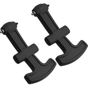 Cooler T-Latch Handle Replacement Kit for Igloo Bmx and Overland 25-72 Qt Coolers, Cooler Lid T-Latch Rubber Handle,for Igloo Bmx Coolers Rubber Latche，with Metal Spring LatcheT-Handle 2-Pack