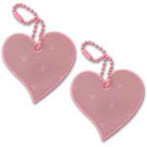 Safety Reflectors - Heart - Ultra Bright Reflective Gear for Clothing, Backpacks, Bags, Strollers and Wheelchairs - Made in USA