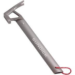 LIXADA Camping Aluminum Tent Hammer Outdoor Camping Tent Hammer Stainless Steel Tent Nail Puller Tent Peg Accessory