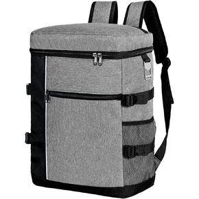 Cooler Backpack Bag, Leakproof Lightweight Portable Ergonomic Insulated Backpack for Picnic Camping Lunch Travel (Blue-2)