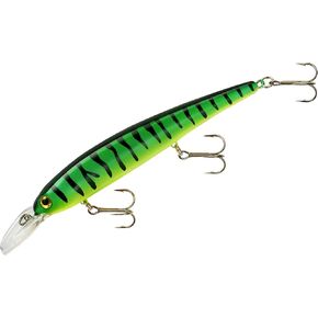 BANDIT LURES Walleye Shallow Minnow Jerkbait Fishing Lure, Fishing Accessories, Dives ro 12-feet Deep, Fire Tiger, 4.5 Inch, 5/8 Ounce, (BDTWBS120)