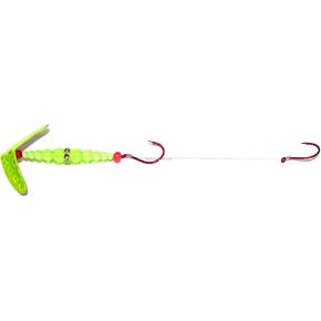 Mack's Lure 17801 Double Whammy - Pro Series Chartreuse Scale, 4
